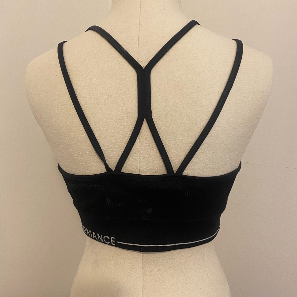 Calvin Klein Black Double Strap Bralette - Picture 2 of 4